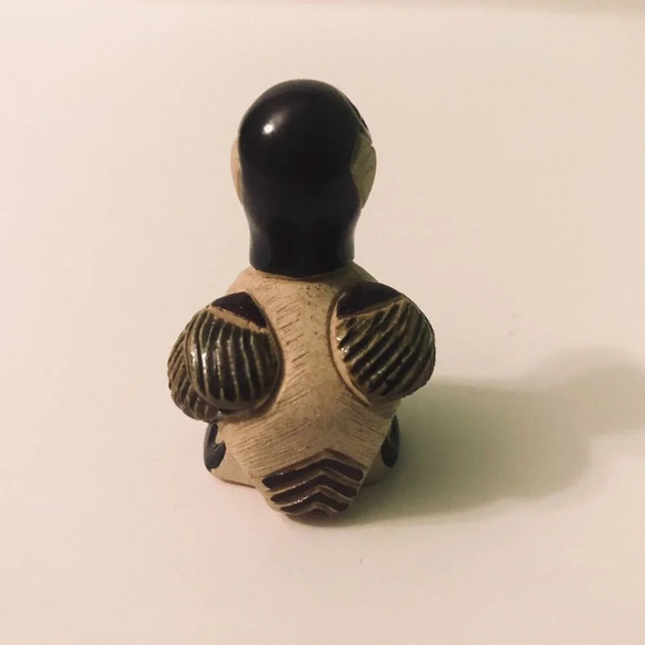 Vtg Mini Artesania Rinconada Goose Art Pottery Figurine 2.75  Inch Tall - Picture 4 of 10
